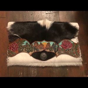 Cowhide Clutch